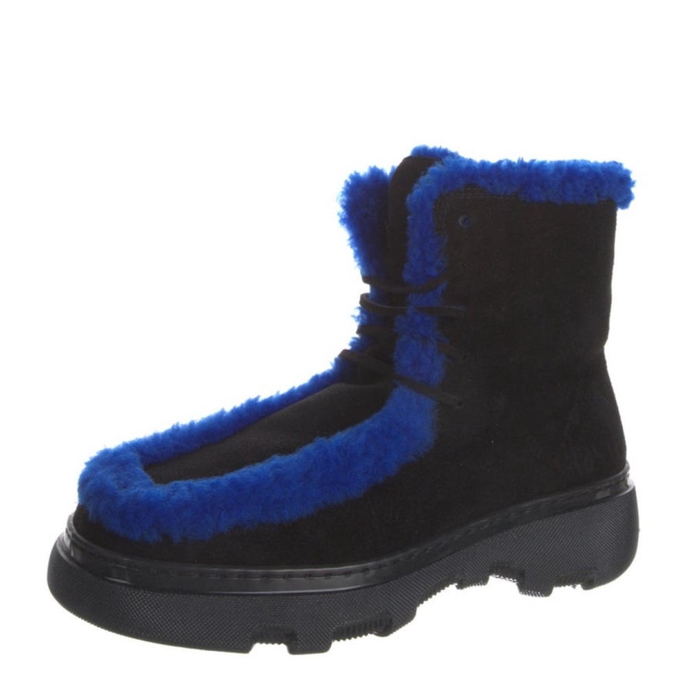 Burberry Suede Lug Boots